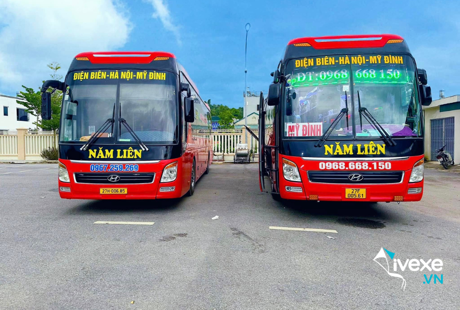 Nhà xe Năm Liên tuyến Hà Nội đi Điện Biên Phủ - Điện Biên