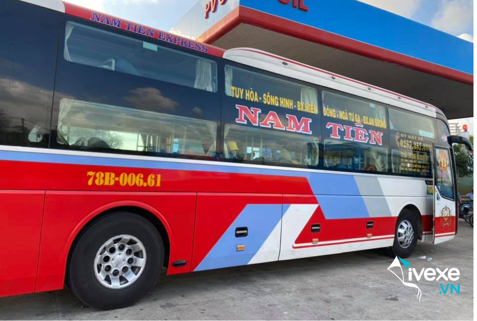 Nhà xe Nam Tiên tuyến Sài Gòn đi Tuy Hòa - Phú Yên