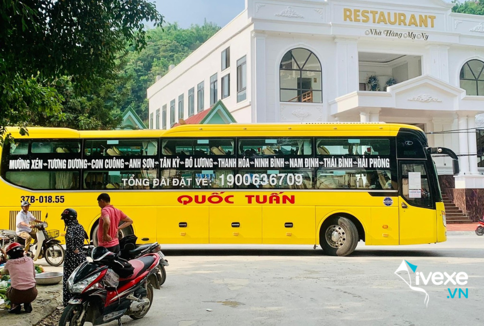 Nhà xe Quốc Tuấn tuyến Nghệ An đi Hải Phòng