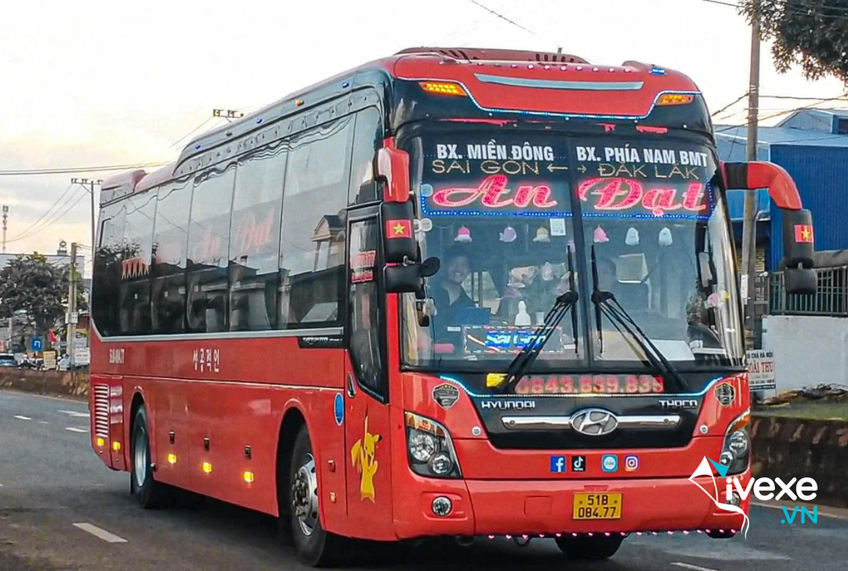 Nhà xe An Đạt tuyến Sài Gòn đi Đắk Lắk