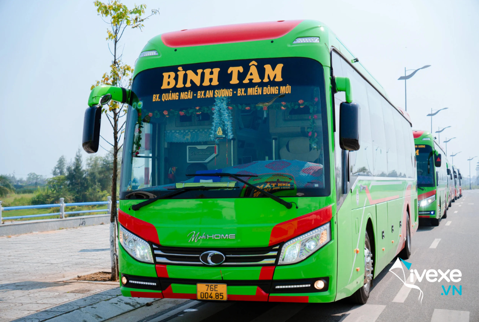 Nhà xe Bình Tâm tuyến Đà Nẵng đi Hà Nội