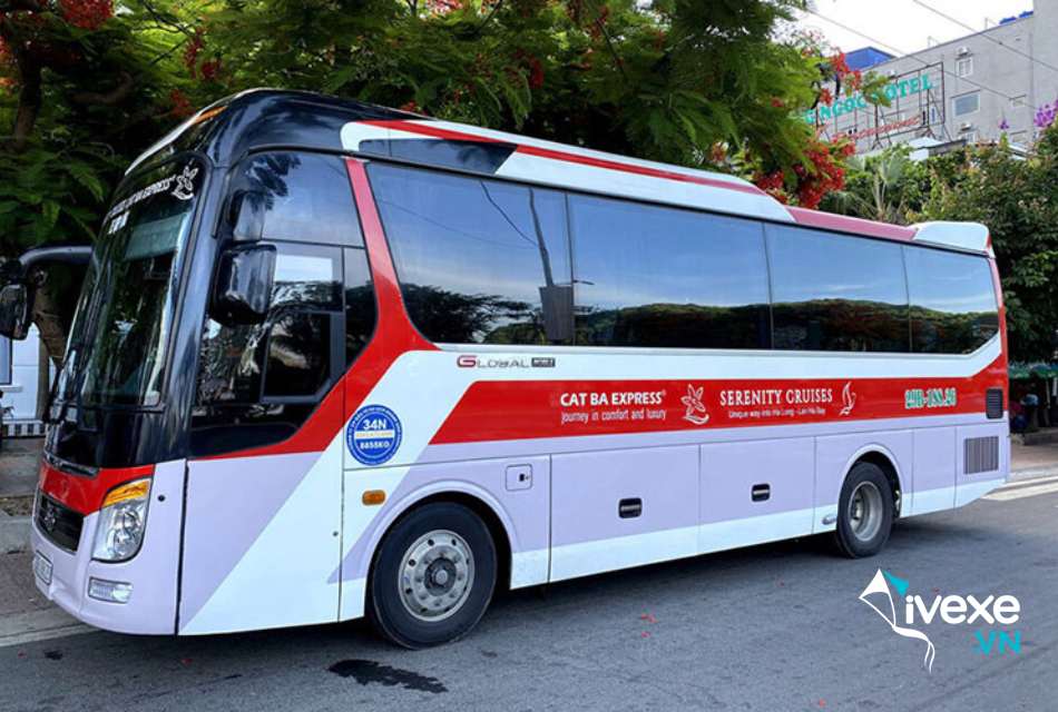 Nhà xe Cát Bà Express tuyến Hà Nội đi Hải Phòng