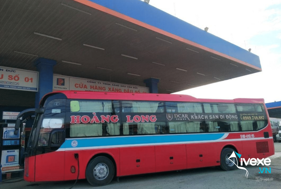 Nhà xe Hoàng Long (Đỏ) tuyến Sài Gòn đi Hà Nội