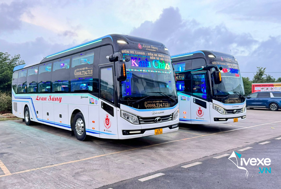 Nhà xe Loan Sáng tuyến Sài Gòn đi Đắk Lắk