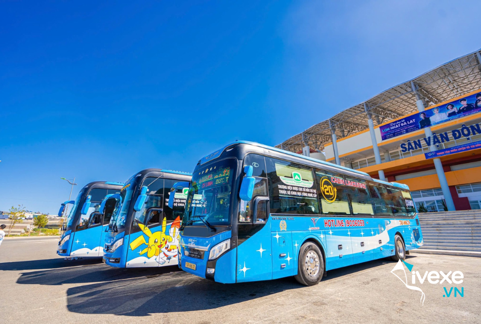 Nhà xe Tân Quang Dũng  phục vụ tuyến Sài Gòn đi Đà Lạt bằng xe Limousine chất lượng cao
