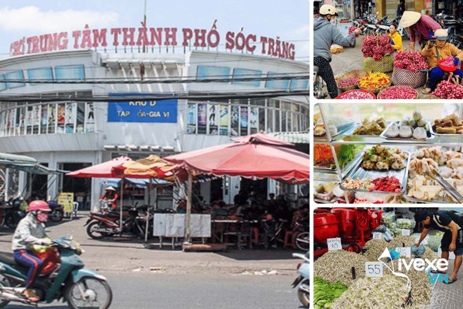 Chợ Sóc Trăng - Điểm tham quan gần bến xe Phương Trang