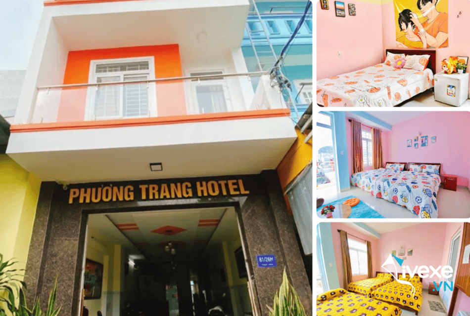 Nội thất phòng ngủ tại Phương Trang Hotel Vũng Tàu