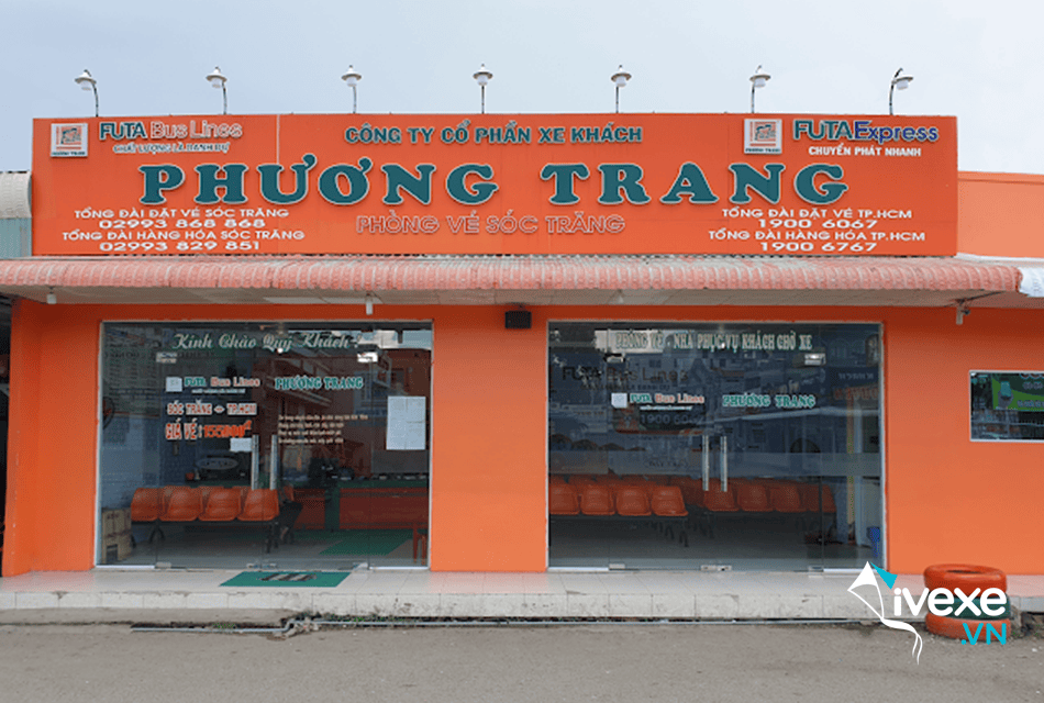 Phòng vé của bến xe Phương Trang Sóc Trăng