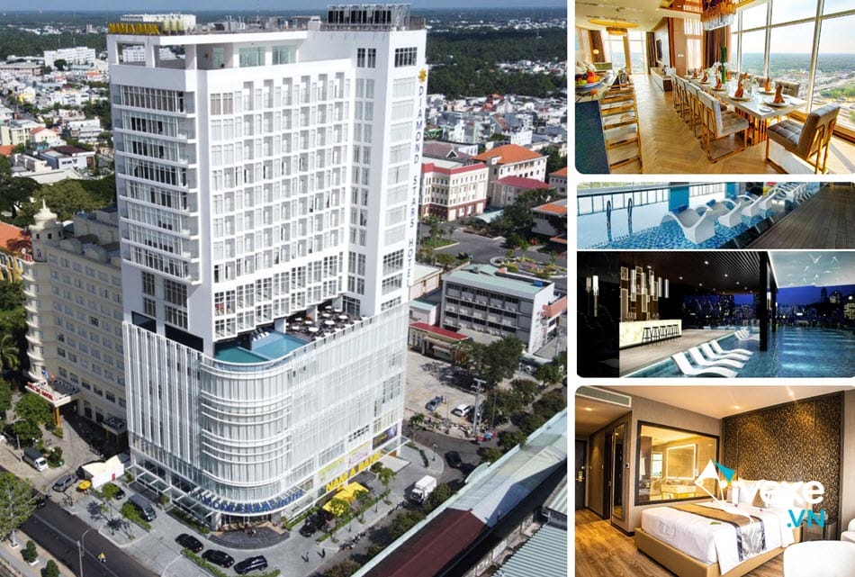 Khách sạn Diamond Stars Bến Tre - Điểm lưu trú gần bến xe khách Bến Tre