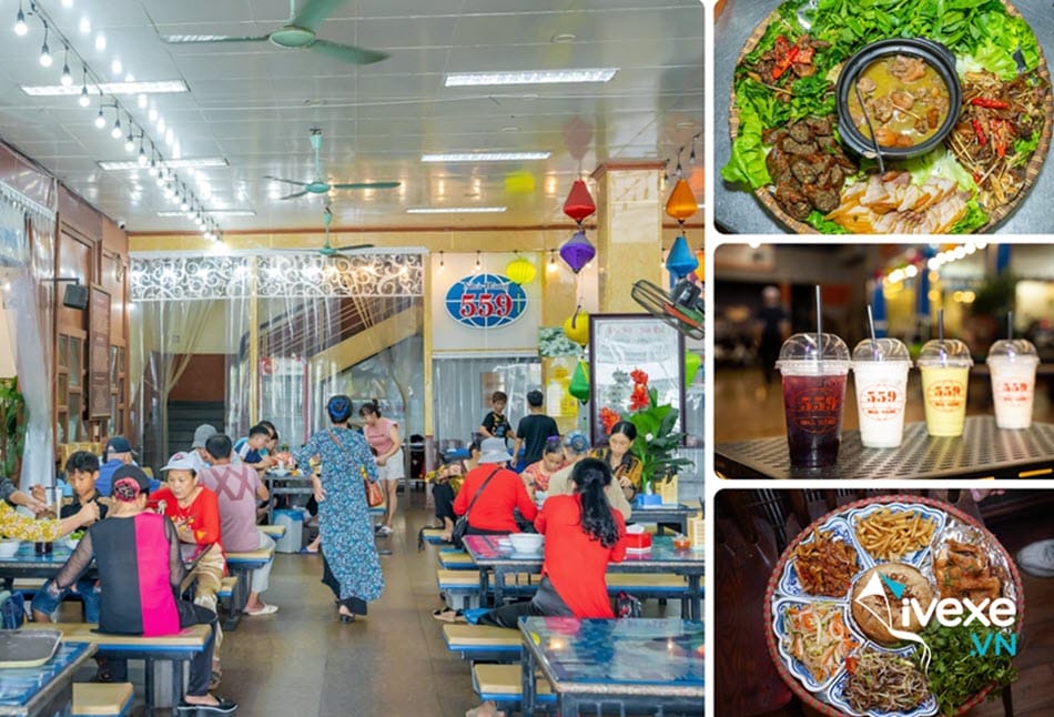 Không gian ẩm thực tại Điểm dừng chân 559 Hải Dương