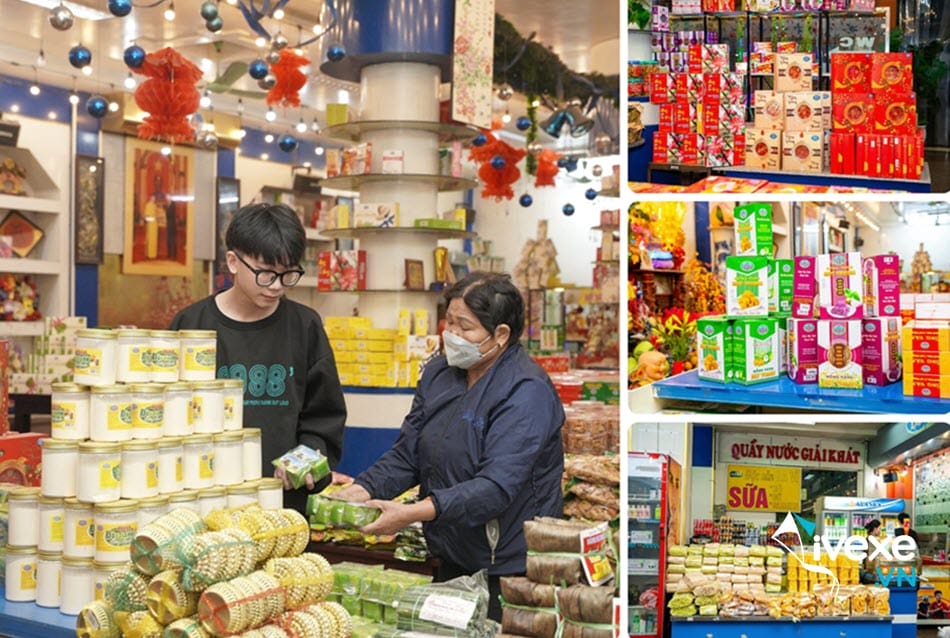Khu trưng bày các đặc sản tại Điểm dừng chân 559 Hải Dương