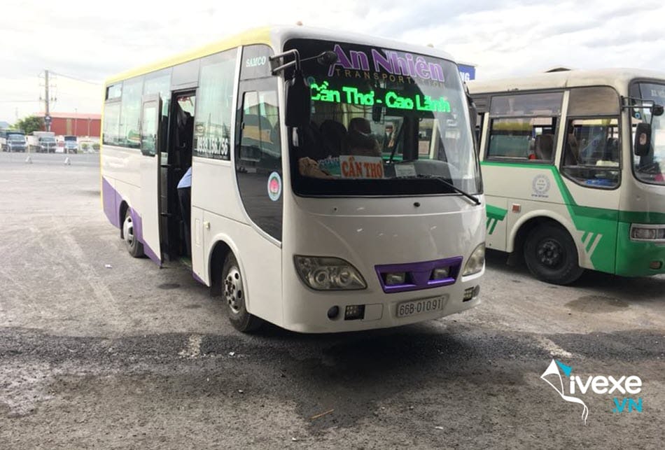 Nhà xe An Nhiên từ bến xe Cao Lãnh đi Cần Thơ