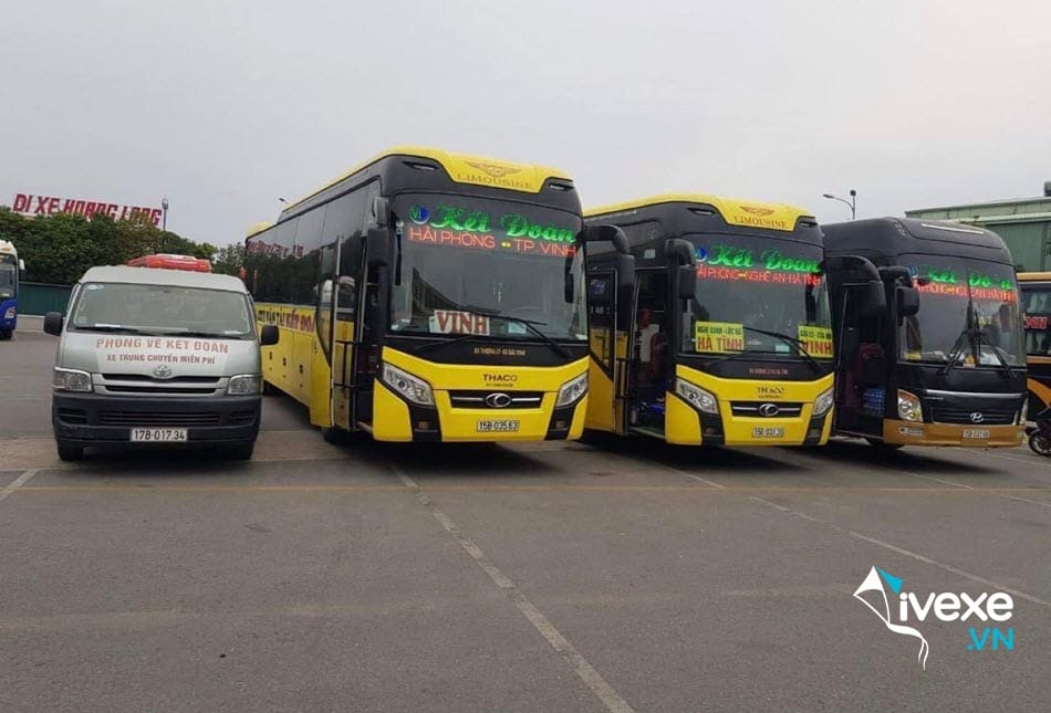 Nhà xe Kết Đoàn đi Hải Phòng từ bến xe Bắc Vinh