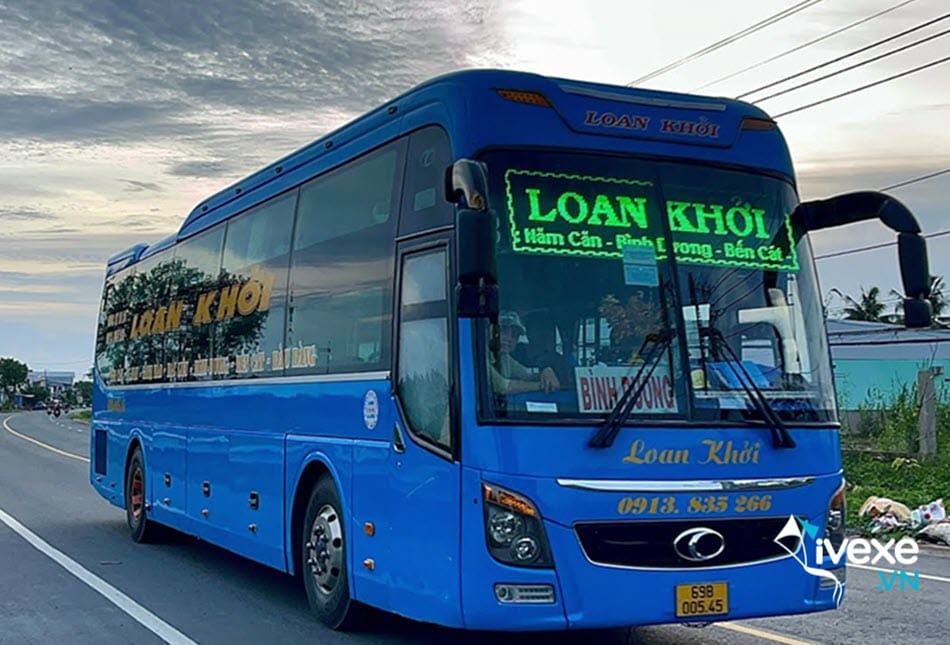 Nhà xe Loan Khởi từ bến xe Cà Mau đi Bình Dương