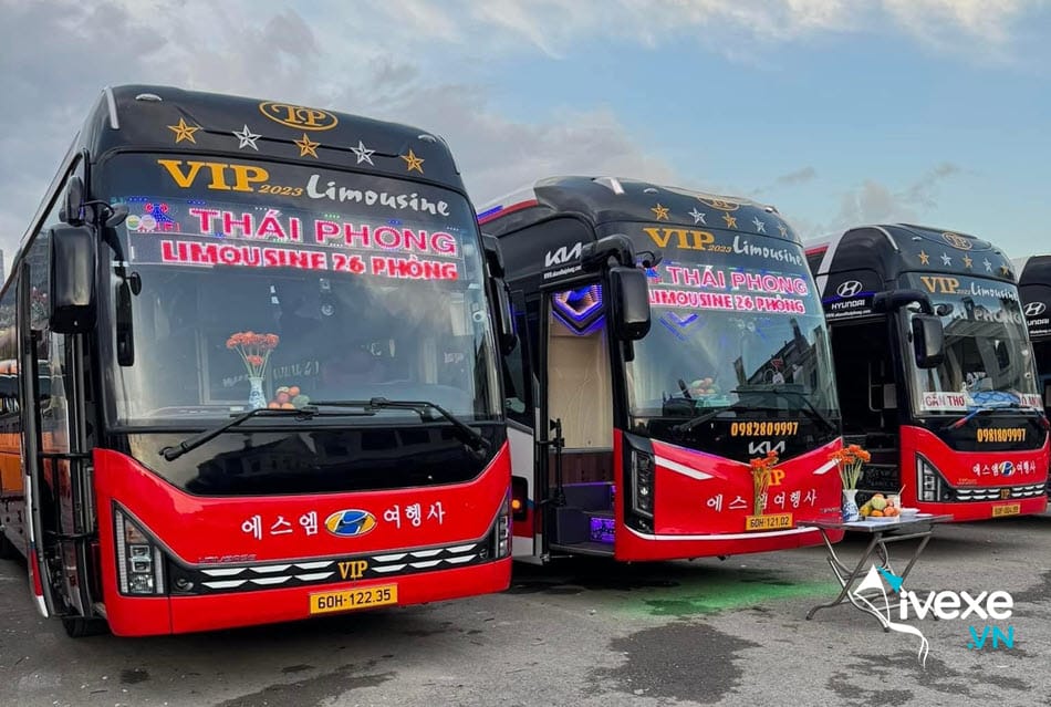 Nhà xe Thái Phong đi An Giang từ bến xe Biên Hòa