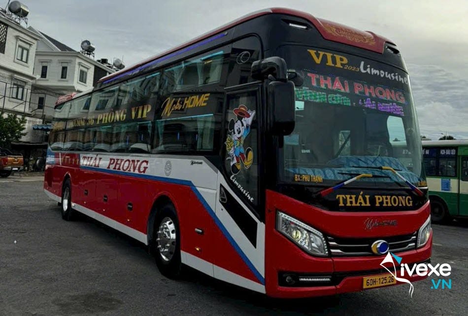 Nhà xe Thái Phong từ bến xe Cà Mau đi Biên Hòa