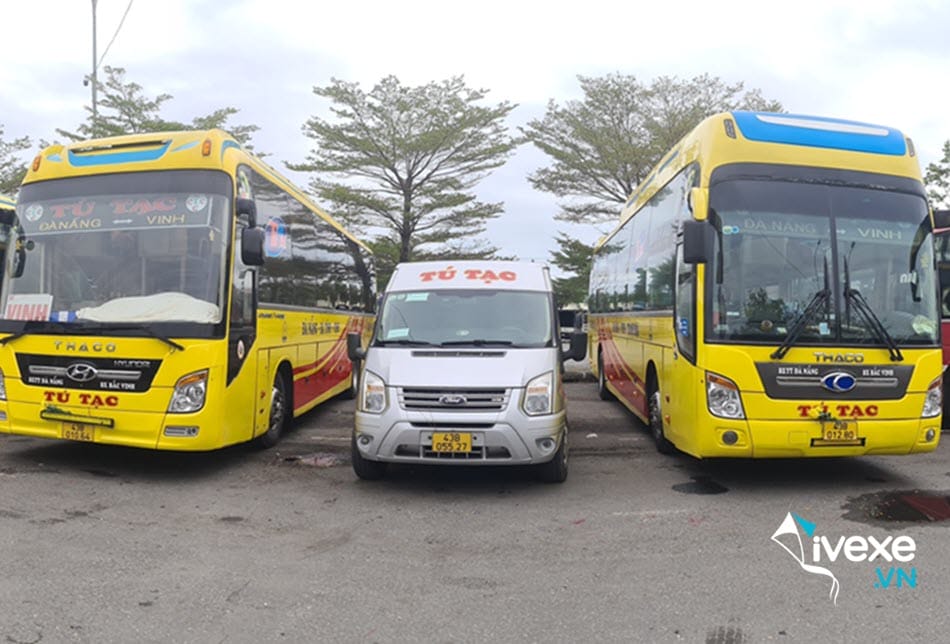 Nhà xe Tú Tạc từ bến xe Bắc Vinh đi Đà Nẵng