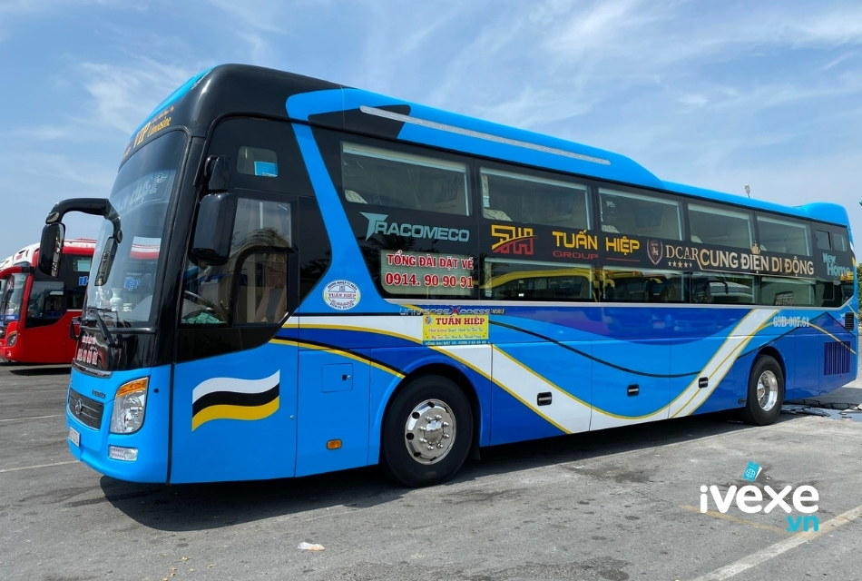 Nhà xe Tuấn Hiệp vận chuyển hành khách trên tuyến Cần Thơ đi Bến Cát Bình Dương