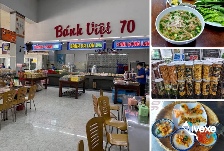 Trạm dừng chân Bánh Việt 70 trên đường đi Vũng Tàu