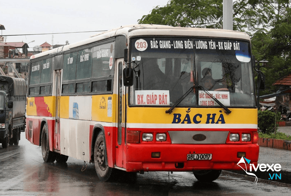 Tuyến xe Buýt 203 từ Hà Nội đến bến xe Bắc Giang