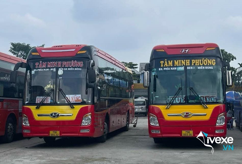 Xe khách Tâm Minh Phương đi Sài Gòn từ bến xe phía Nam Huế
