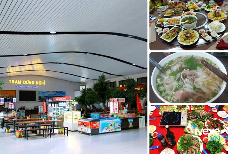 Ẩm thực phong phú tại Trạm dừng nghỉ Quảng Ninh Gate