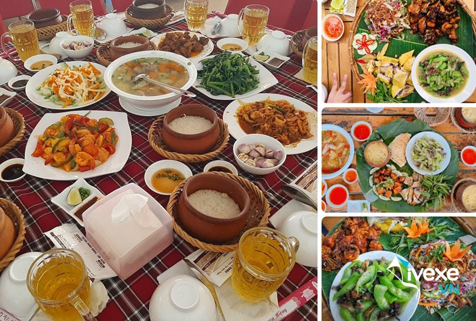 Dịch vụ ẩm thực tại Trạm dừng chân Hoàng Nhân
