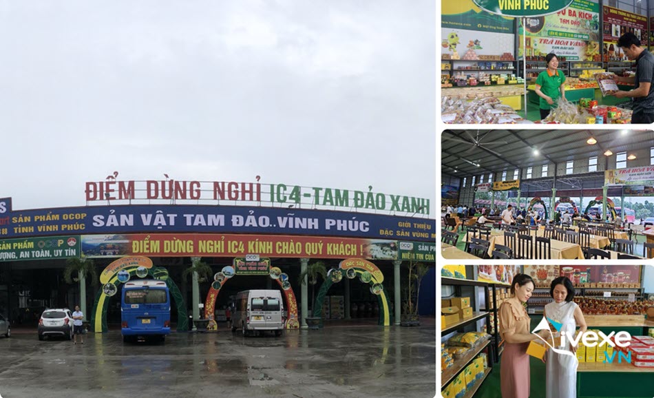 Điểm dừng chân IC4 trên cao tốc Nội Bài - Lào Cai