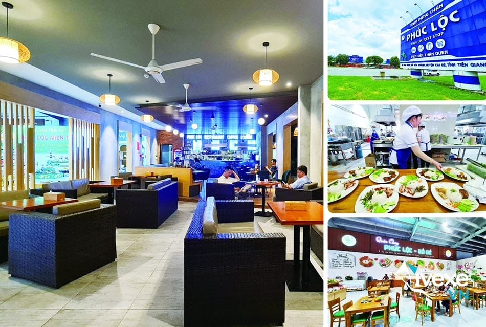 Không gian ẩm thực tại Trạm dừng chân Phúc Lộc
