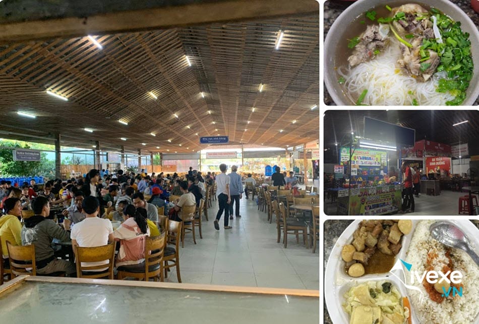 Khu ẩm thực tại Trạm dừng chân Hưng Thịnh 4