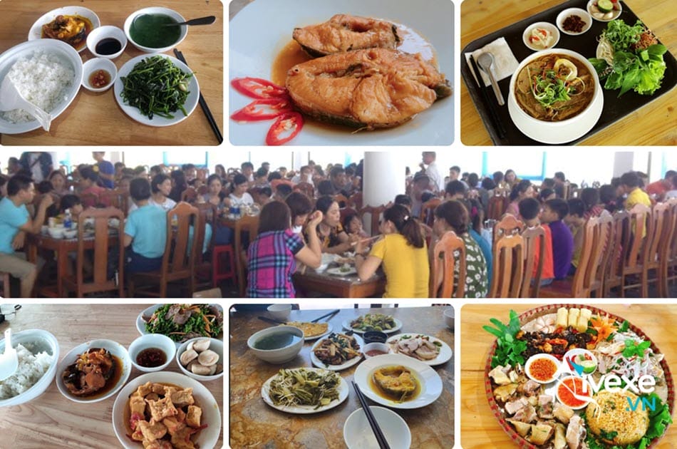 Khu ẩm thực tại Trạm dừng nghỉ Hoàng Minh