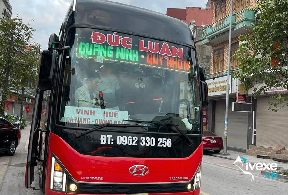 Nhà xe Đức Luận từ bến xe Quy Nhơn đi Quảng Ninh