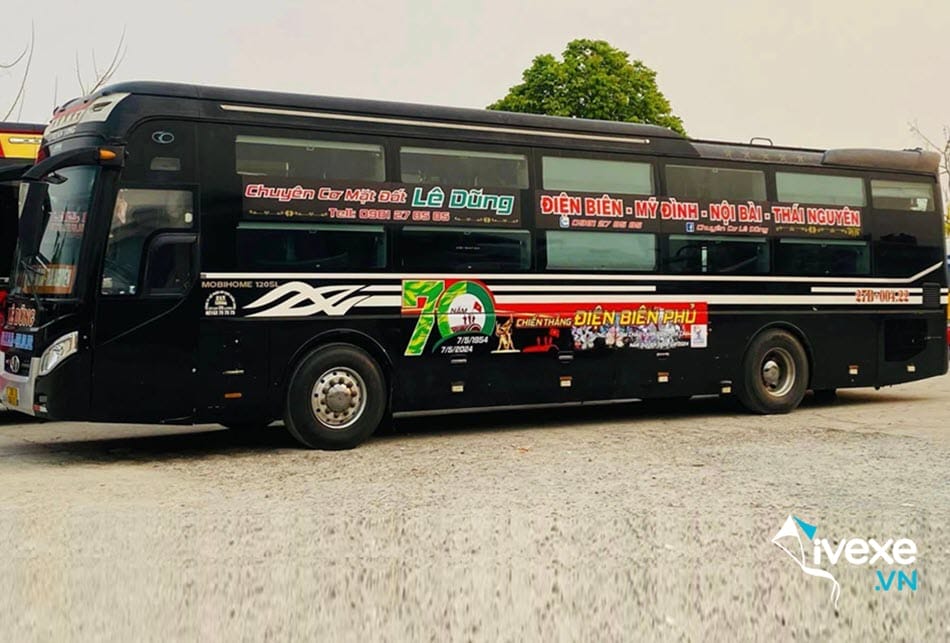 Nhà xe Lê Dũng từ bến xe Hà Tĩnh đi Điện Biên