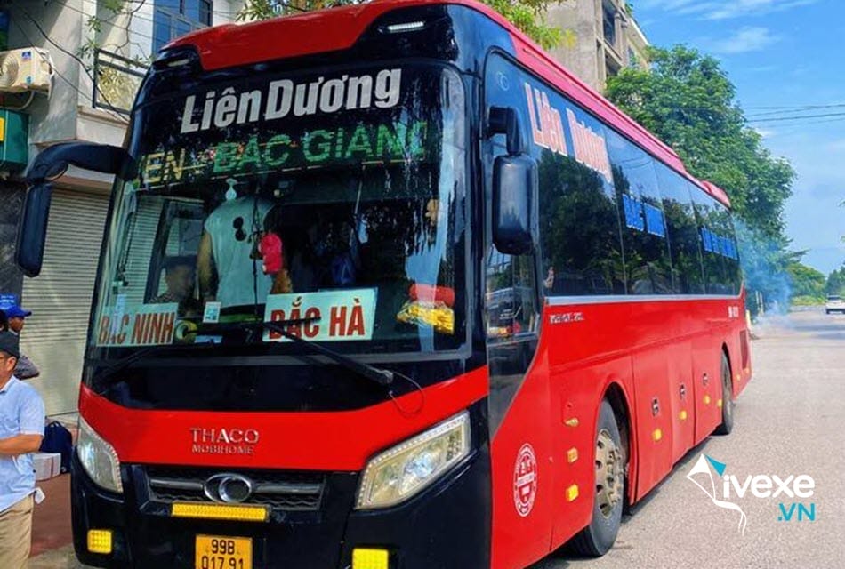 Nhà xe Liên Dương đi Bắc Ninh từ bến xe Lào Cai