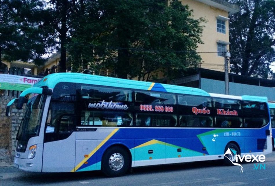 Nhà xe Quốc Khánh từ bến xe Quy Nhơn đi Lâm Đồng