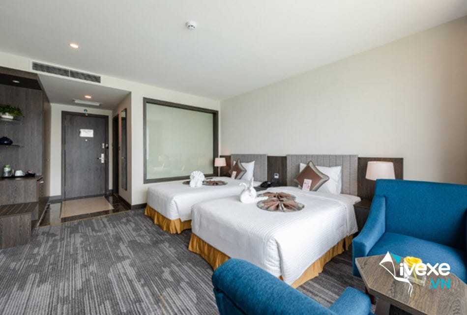 Phòng ngủ tiện nghi của Mường Thanh Grand Bãi Cháy Hotel