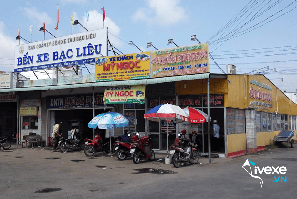 Phòng vé các nhà xe tại bến xe Bạc Liêu