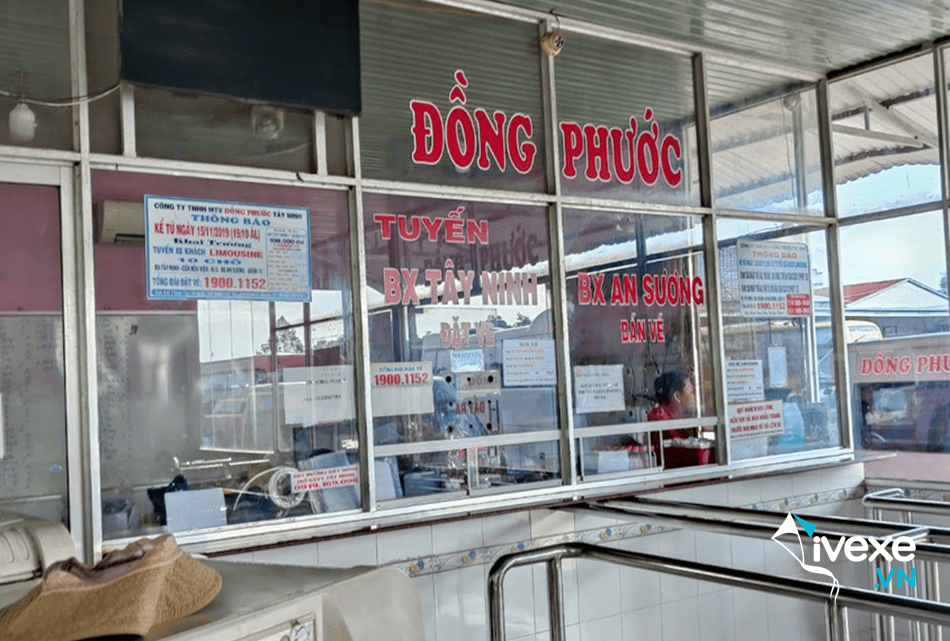 Phòng vé nhà xe tại bến xe Tây Ninh