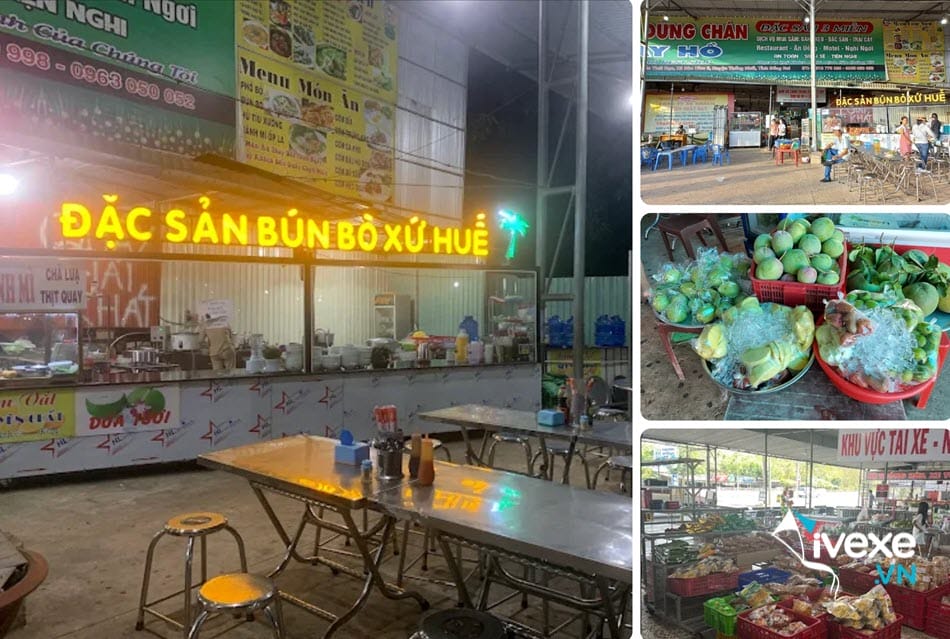 Quầy ẩm thực tại Trạm dừng chân Tây Hồ