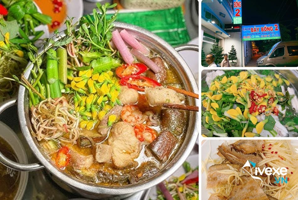 Tiệm cơm Bảy Đồng 2 - Điểm dừng chân tuyến Sài Gòn đi Châu Đốc