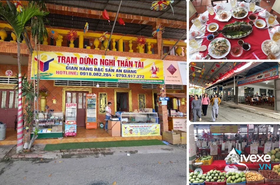 Trạm dừng chân Thần Tài trên tuyến Sài Gòn đi Châu Đốc