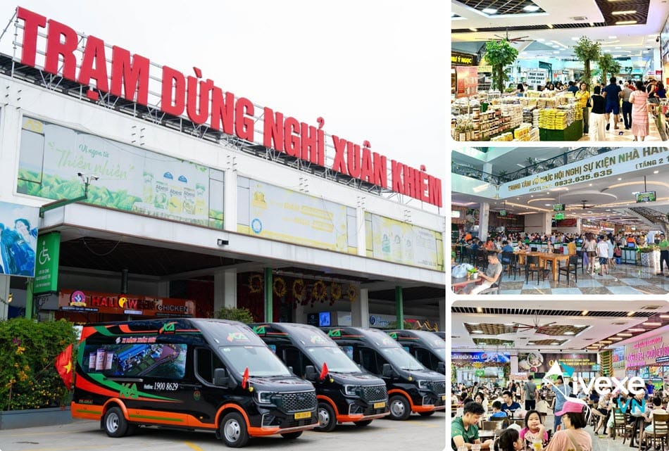 Trạm dừng nghỉ Xuân Khiêm trên đường cao tốc