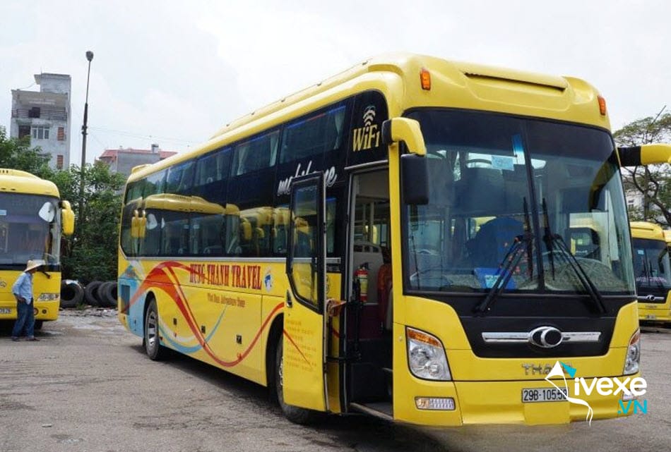 Xe khách Hưng Thành đi Hà Nội từ bến xe phía Bắc Huế