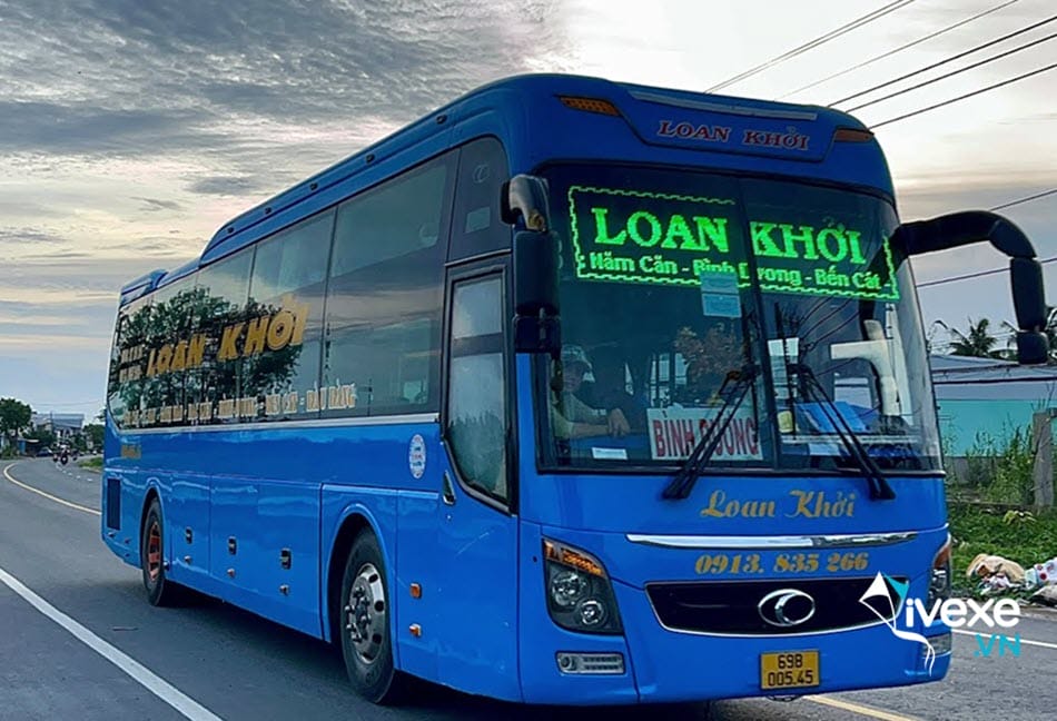 Xe khách Loan Khởi tuyến bến xe Bạc Liêu - Bình Dương