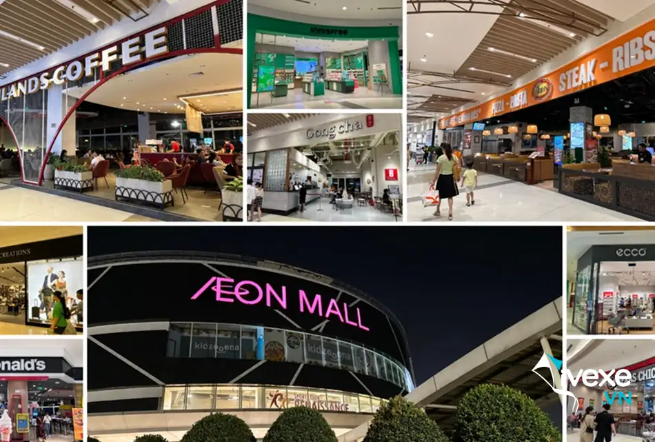 Aeon Mall Bình Dương Canary - Trung tâm thương mại lớn gần bến xe Lam Hồng