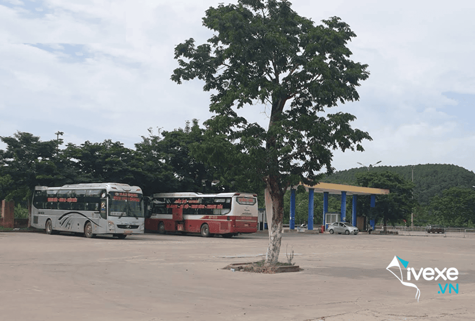 Bãi xe rộng thoáng tại bến xe phía Bắc Thanh Hóa