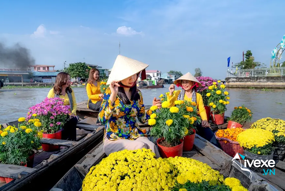 Chợ nổi Long Xuyên - Nét đẹp văn hóa miền sông nước