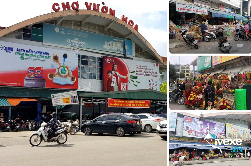 Chợ Vườn hoa Thanh Hóa - Trung tâm mua sắm sầm uất nhất
