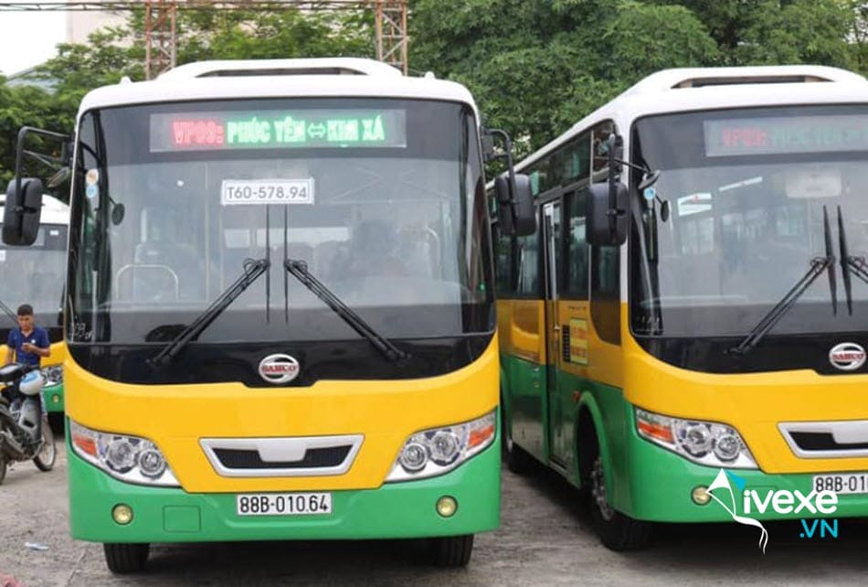 Dịch vụ xe buýt tại bến xe Phúc Yên
