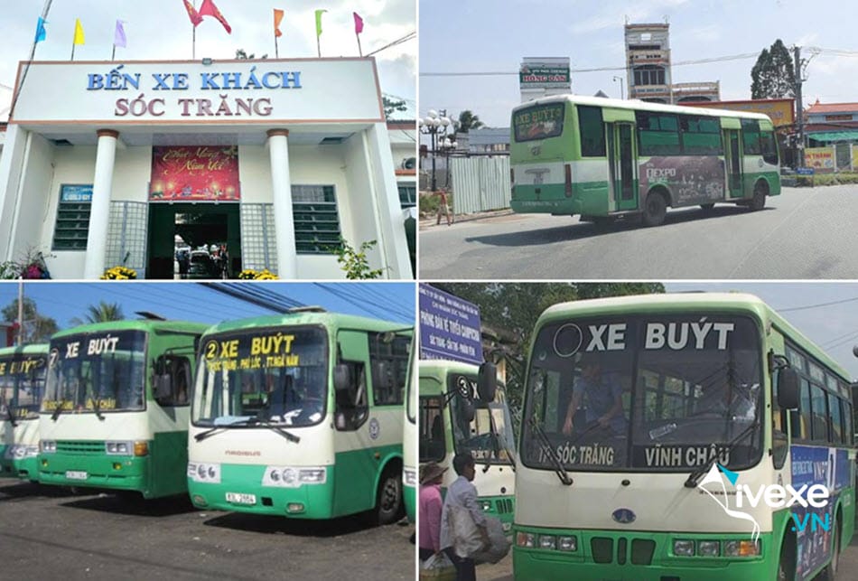 Dịch vụ xe buýt tại bến xe Sóc Trăng